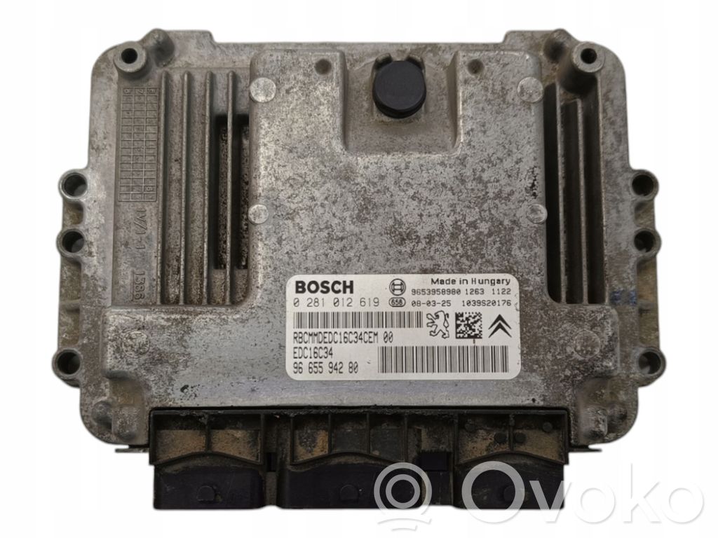 Peugeot Partner Engine control unit/module 
