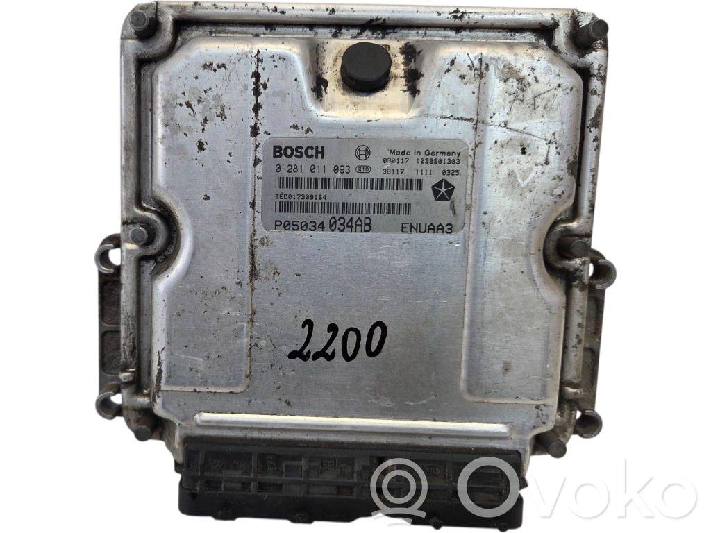 Chrysler PT Cruiser Engine control unit/module 