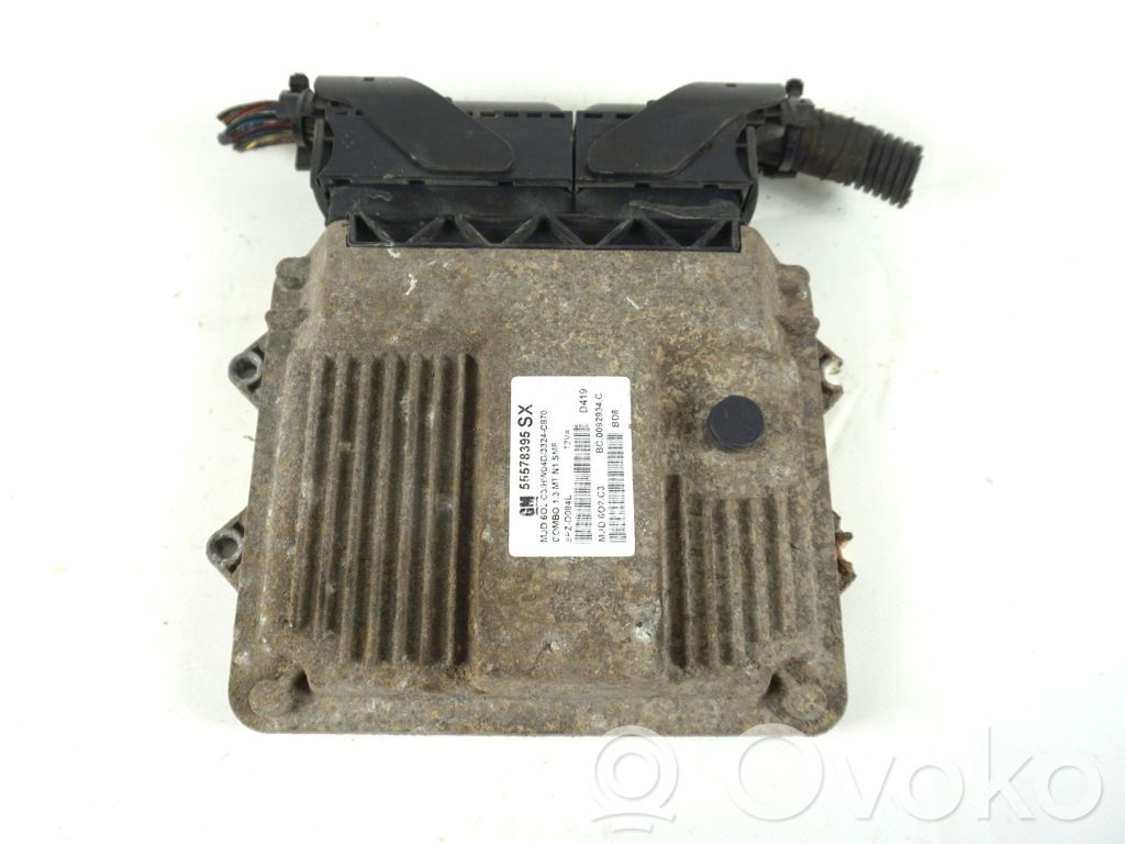 Engine control unit/module ECU   55578395,55578395,MJD,602C3,6O2C3,CDTI,MJD,MJD602C3