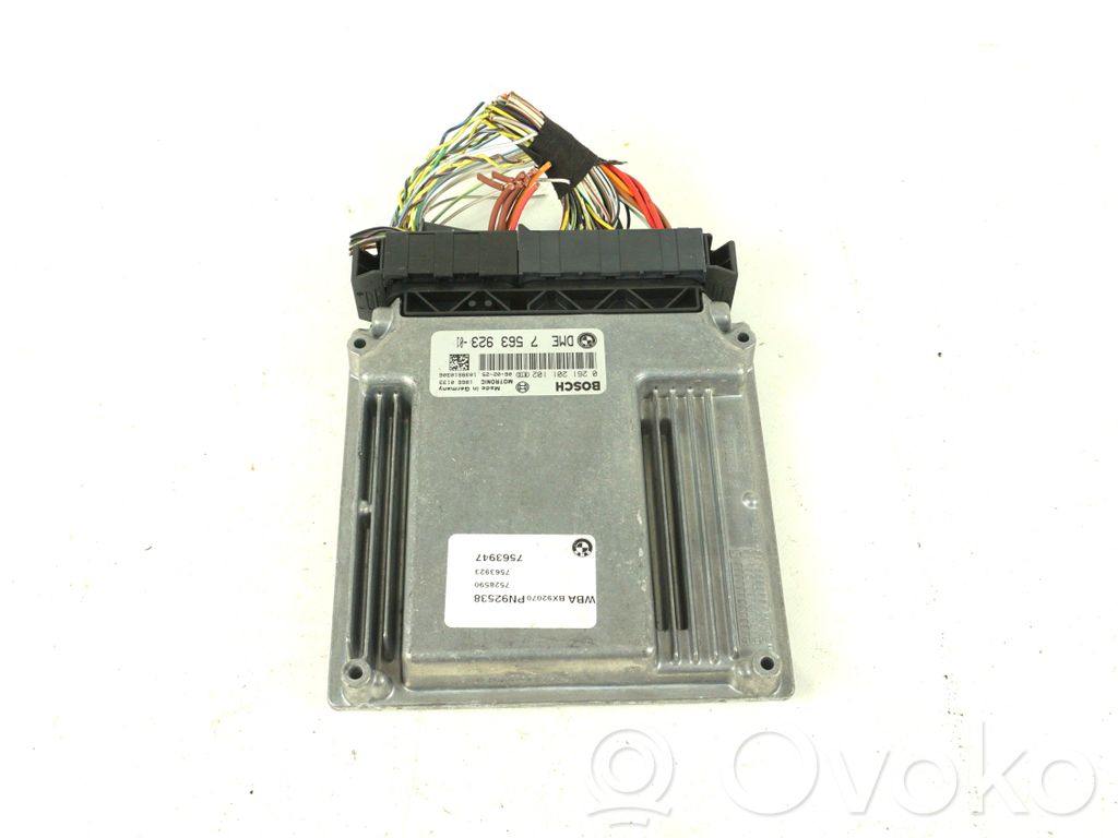 Engine control unit/module ECU   0261201102,0261201102,DDE,20D,7563923,DDE,DDE7563923