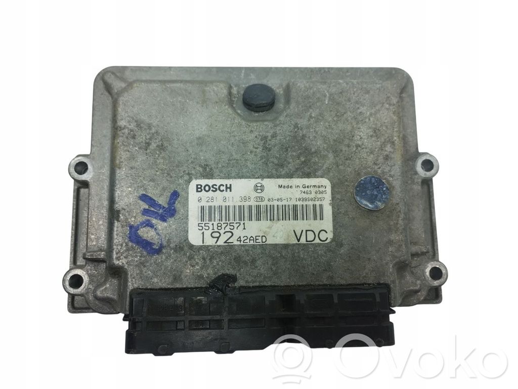 Fiat Stilo Engine control unit/module 