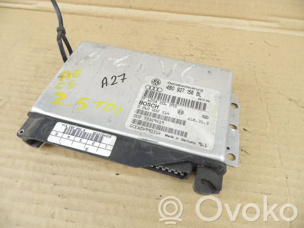 Gearbox control unit/module   4B0927156BL,0260002514,6058006093,73369419