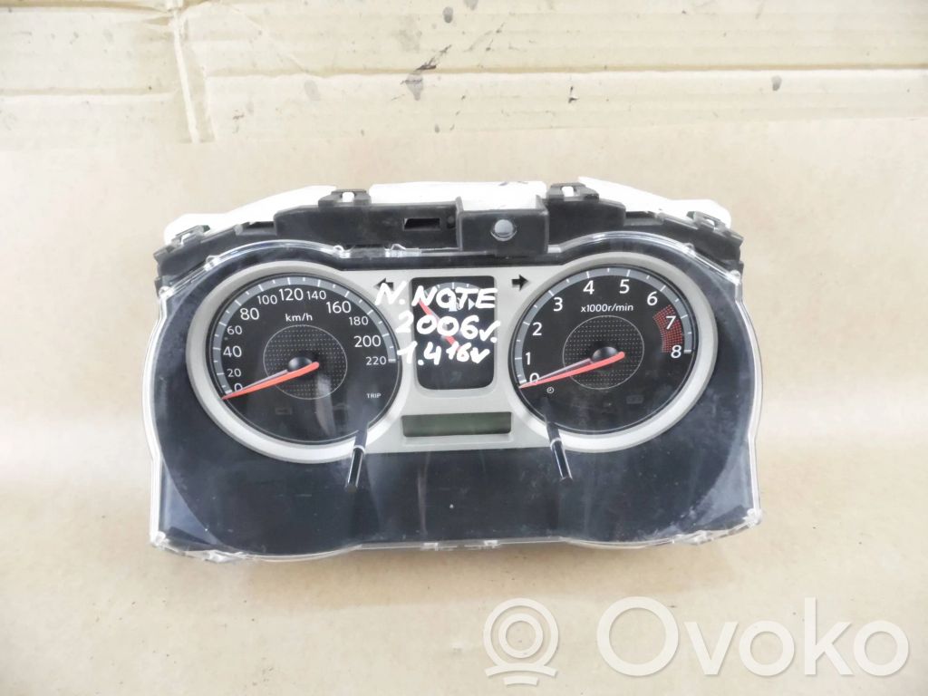 Nissan Note (E11) Spidometras (prietaisų skydelis) 