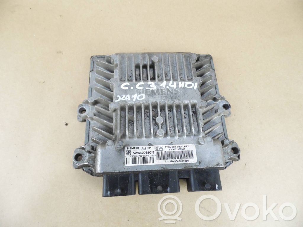 Citroen C3 Engine control unit/module 