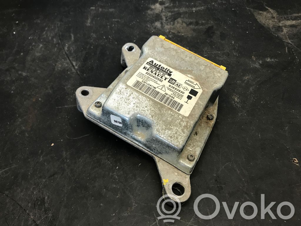 Renault Trafic II (X83) Centralina/modulo airbag 
