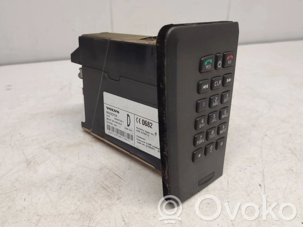 Volvo V70 Phone keyboard 