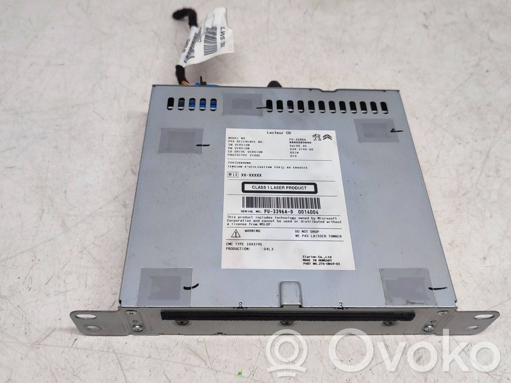 Peugeot 308 Radio/CD/DVD/GPS head unit 