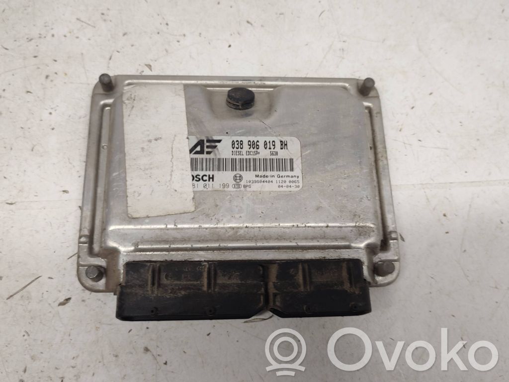 Sterownik / Moduł ECU   038906019BH,1039S04404,81011199