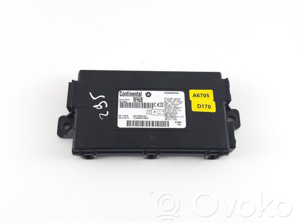 Dodge Challenger Keyless (KESSY) go control unit/module 