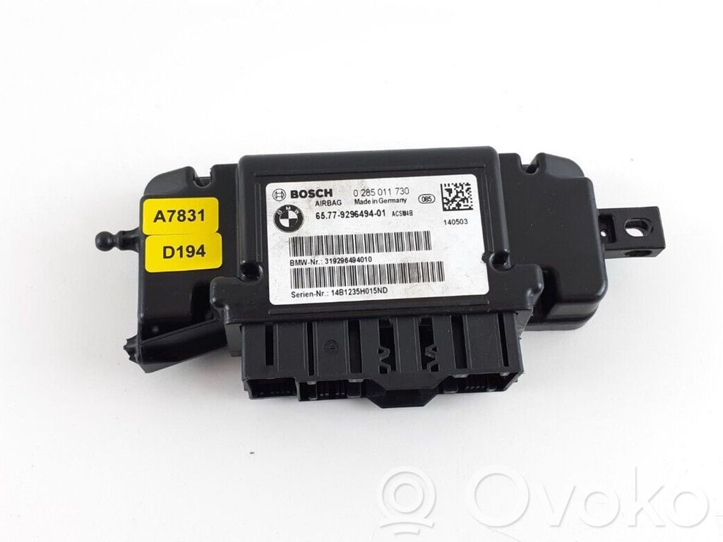 BMW 3 F30 F35 F31 Airbag control unit/module 