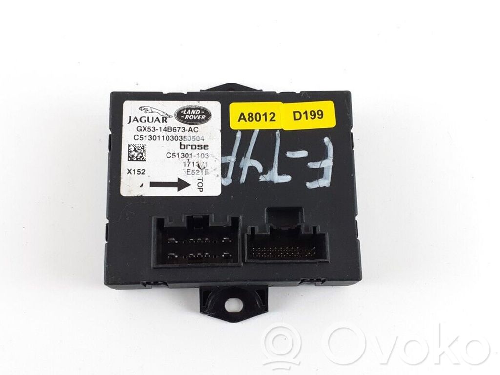 Jaguar F-Type Tailgate/trunk control unit/module 