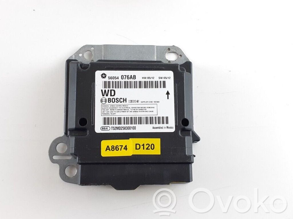 Airbag control unit/module   56054076AB,0285010461