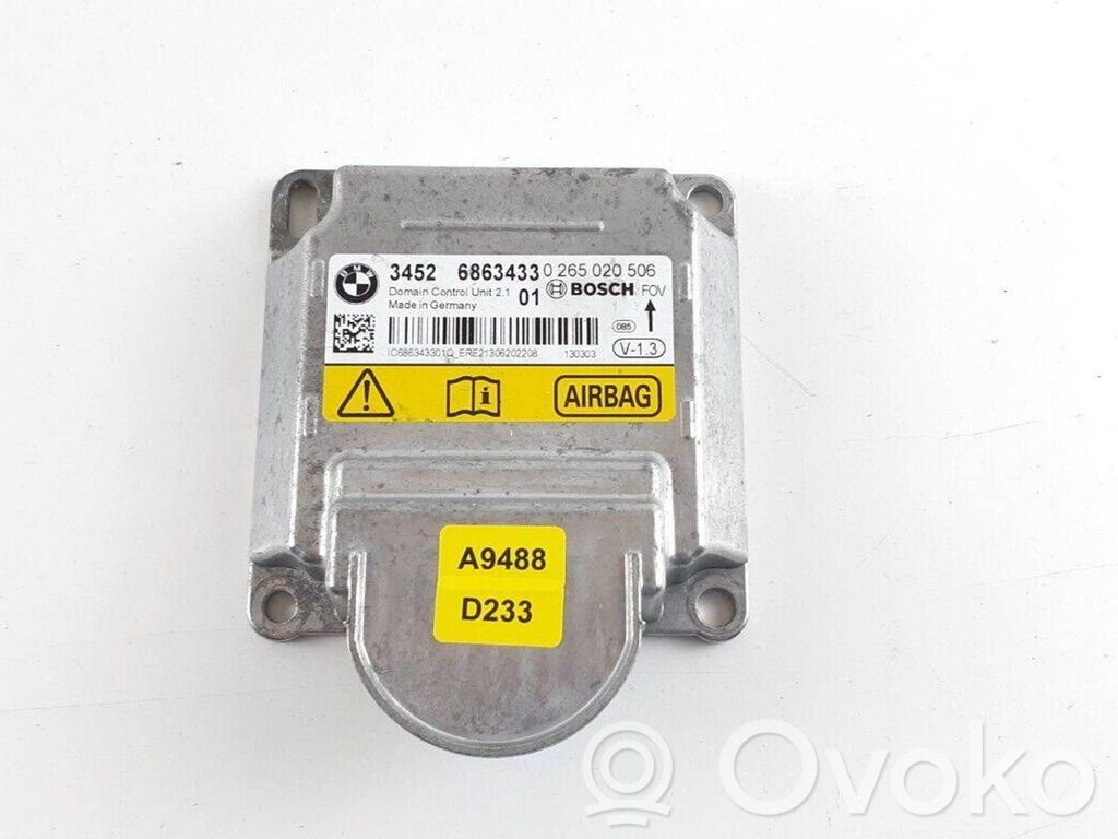 BMW 3 F30 F35 F31 Airbag control unit/module 