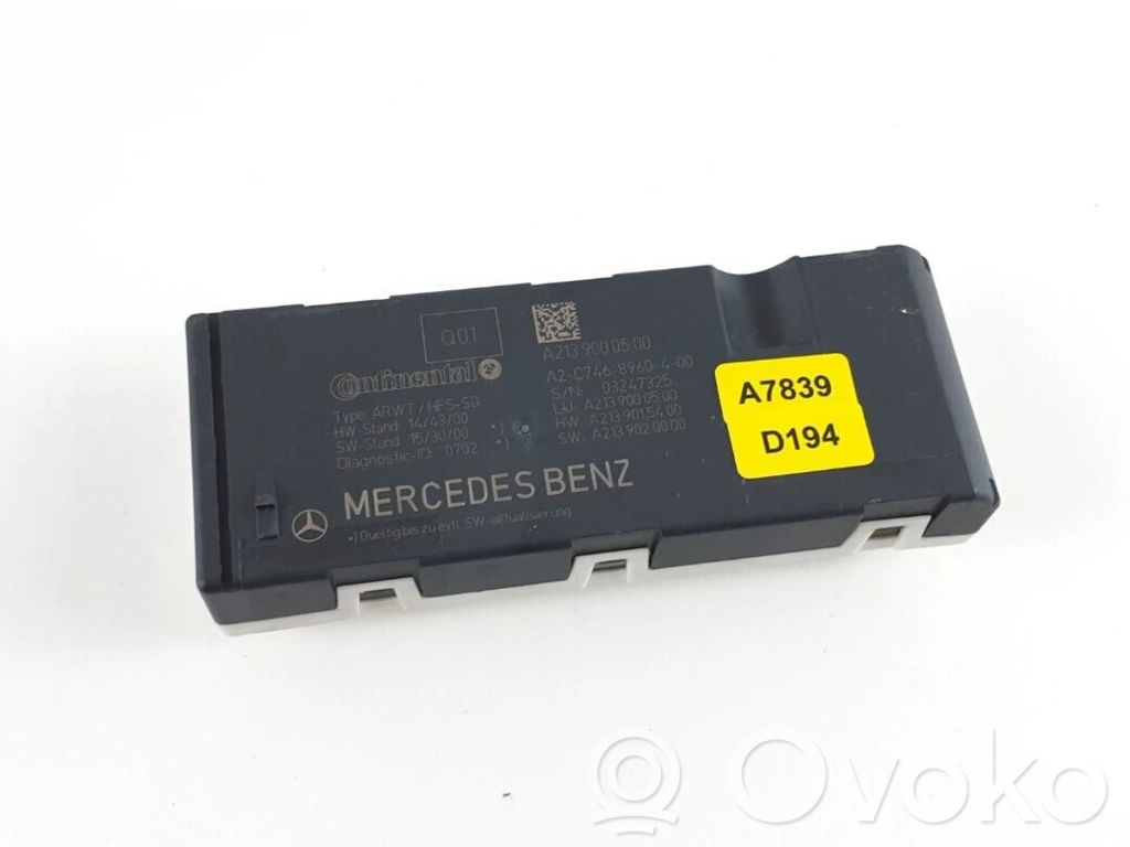 Mercedes-Benz E W213 Tailgate/trunk control unit/module 