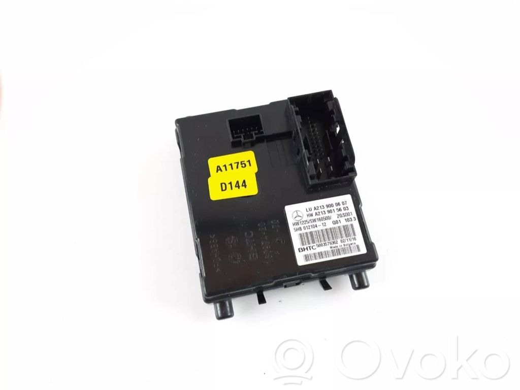 Mercedes-Benz E W213 Air conditioning/heating control unit 
