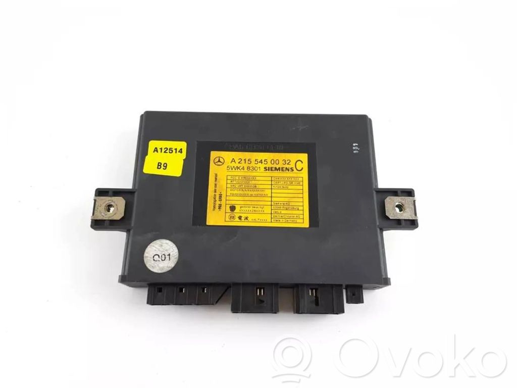 Mercedes-Benz CL C215 Unitate/modul de control fără cheie (KESSY) 