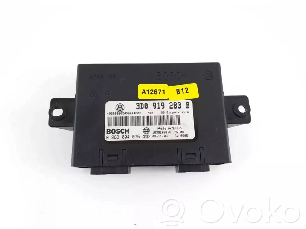 Volkswagen Phaeton Parking PDC control unit/module 