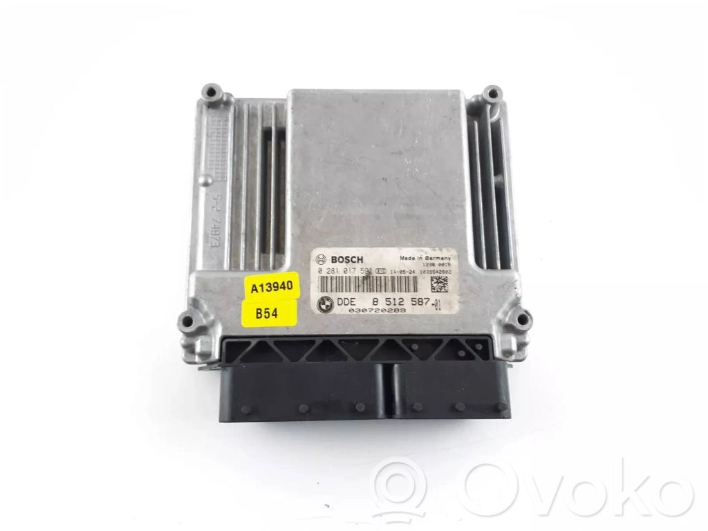 Engine control unit/module   8512587,030720289,0281017591,1039S42802,12360015