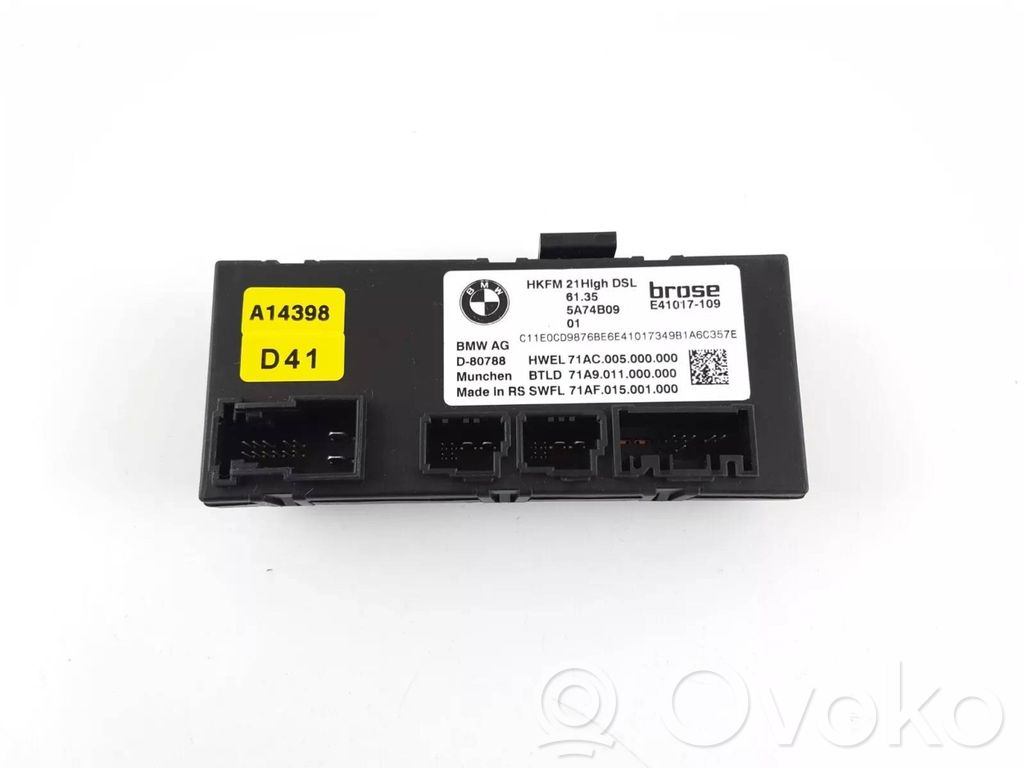 Tailgate/trunk control unit/module   5A74B09,61355A74B09