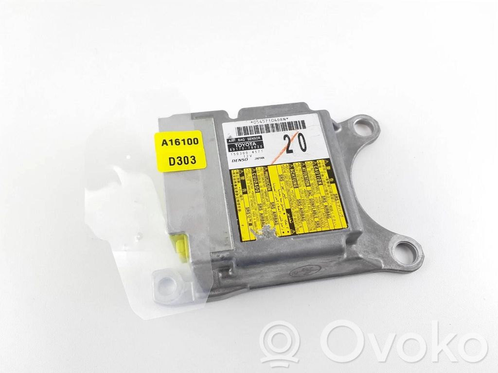Lexus CT 200H Airbag control unit/module 
