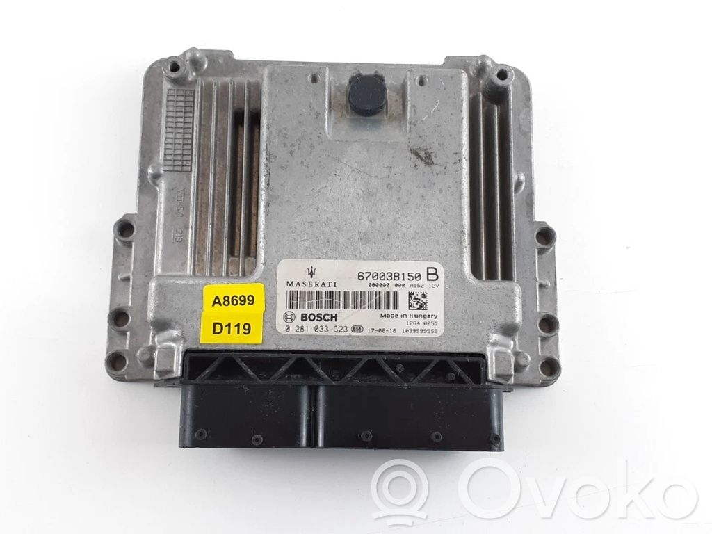 Maserati Quattroporte Engine control unit/module 