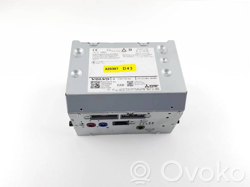 Panel / Radioodtwarzacz CD/DVD/GPS   32218916,32218916AA,31667759,31667759AA,T82265982