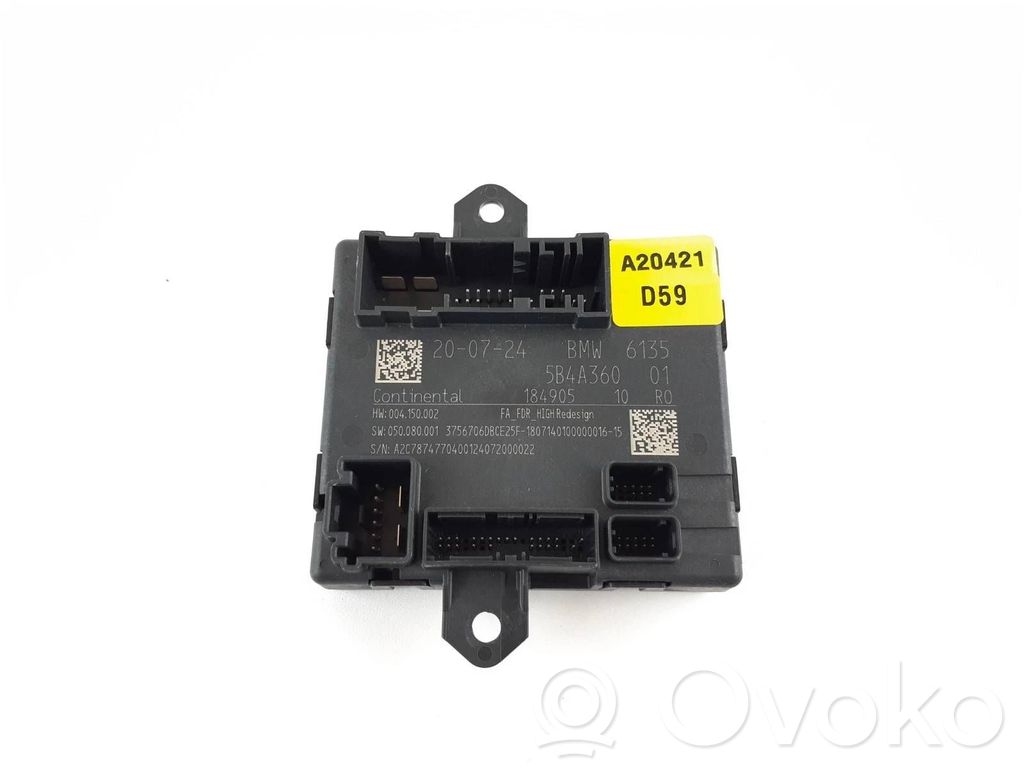 BMW 5 G60 G61 Door control unit/module 
