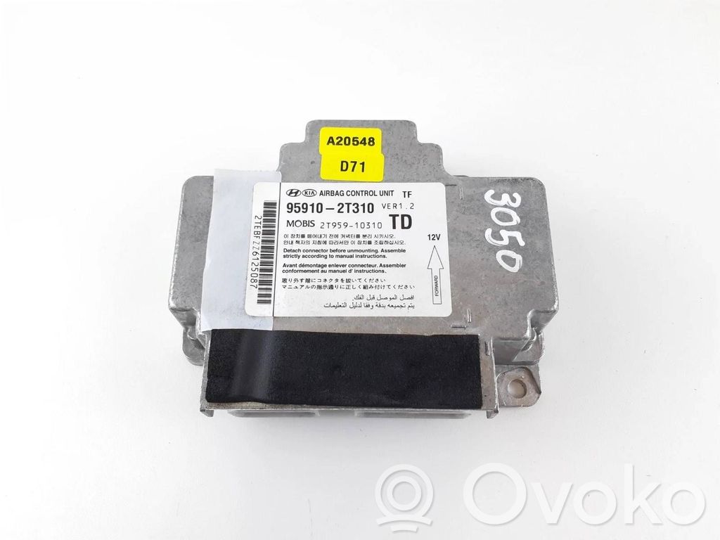 KIA Optima Airbag control unit/module 
