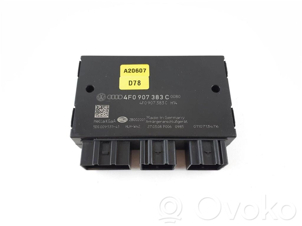 Audi A6 S6 C6 4F Tow bar trailer control unit/module 
