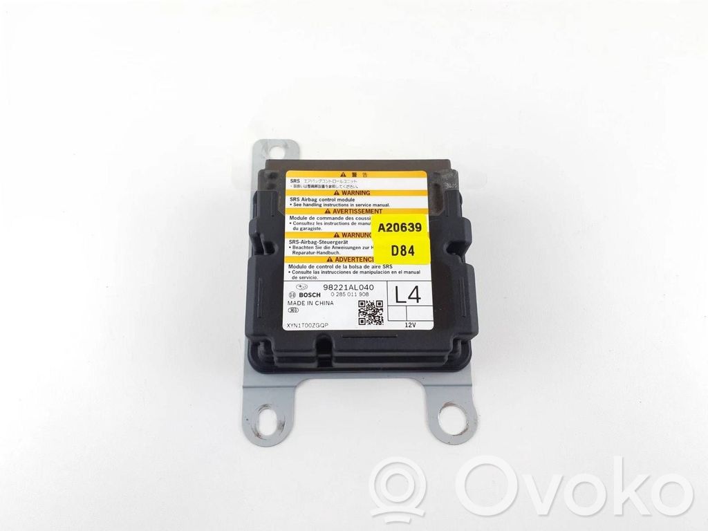 Subaru Outback (BS) Airbag control unit/module 