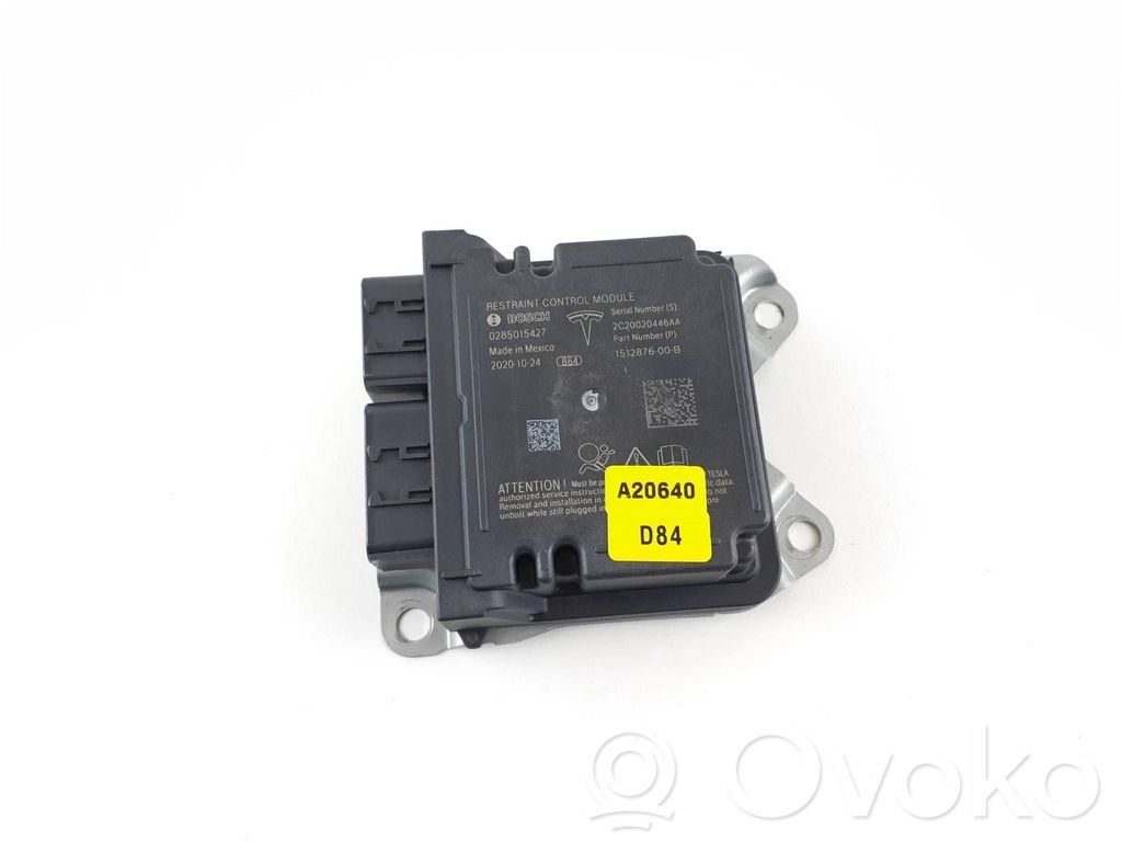 Tesla Model 3 Airbag control unit/module 