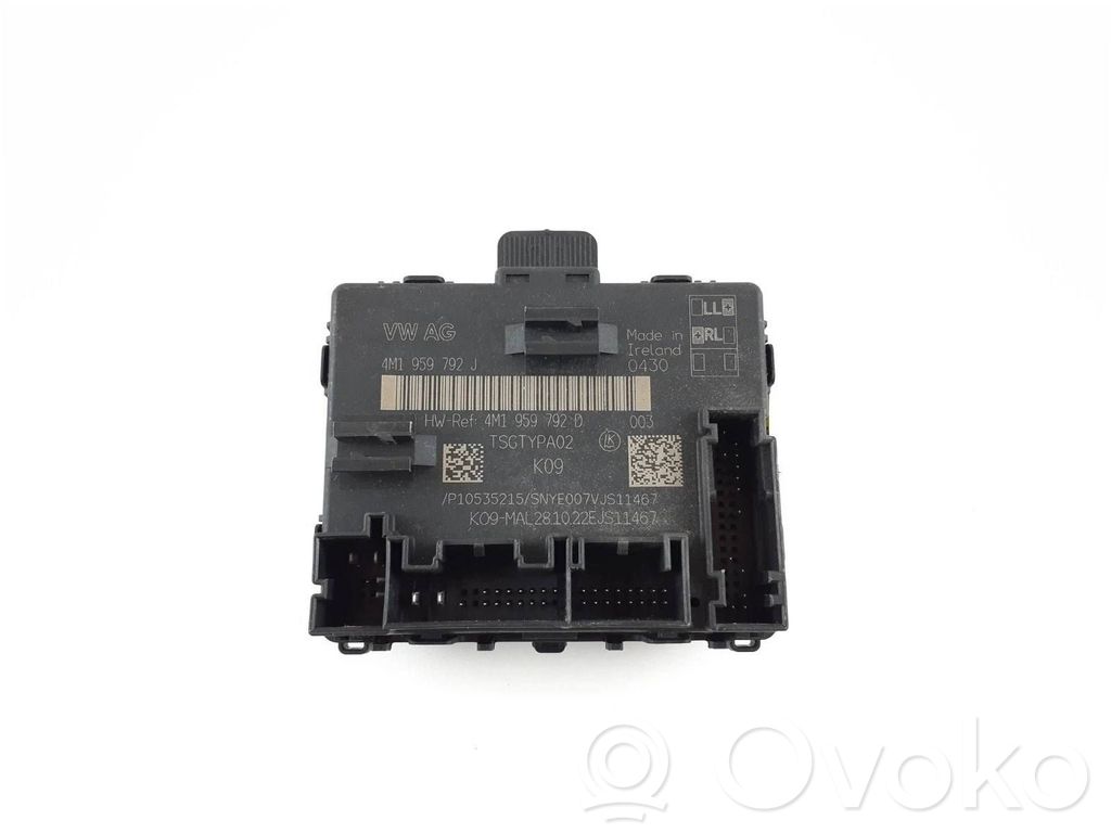 Porsche Cayenne (9Y0 9Y3) Door control unit/module 