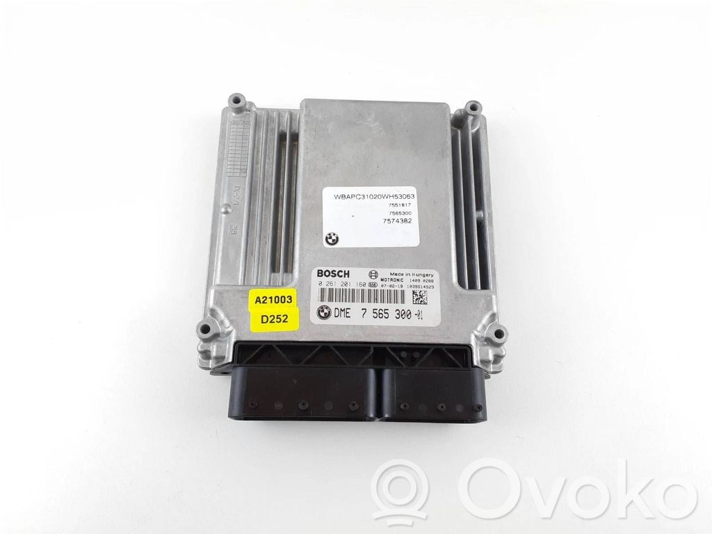 BMW 3 E90 E91 Unidad de control/módulo del motor 