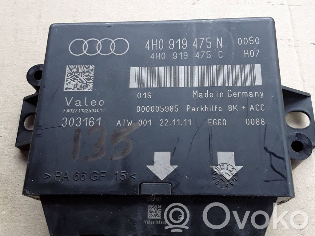 Parking PDC control unit/module   4H0919475C,303161,4H0919475N