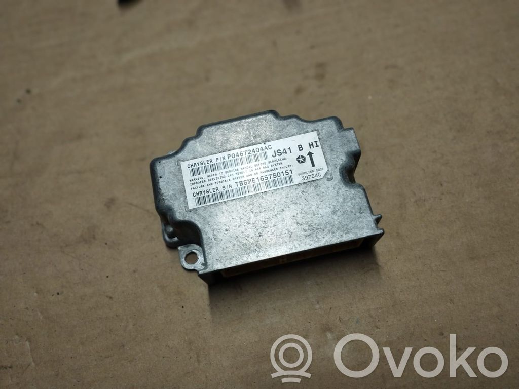 Chrysler Sebring (JS) Airbag control unit/module 