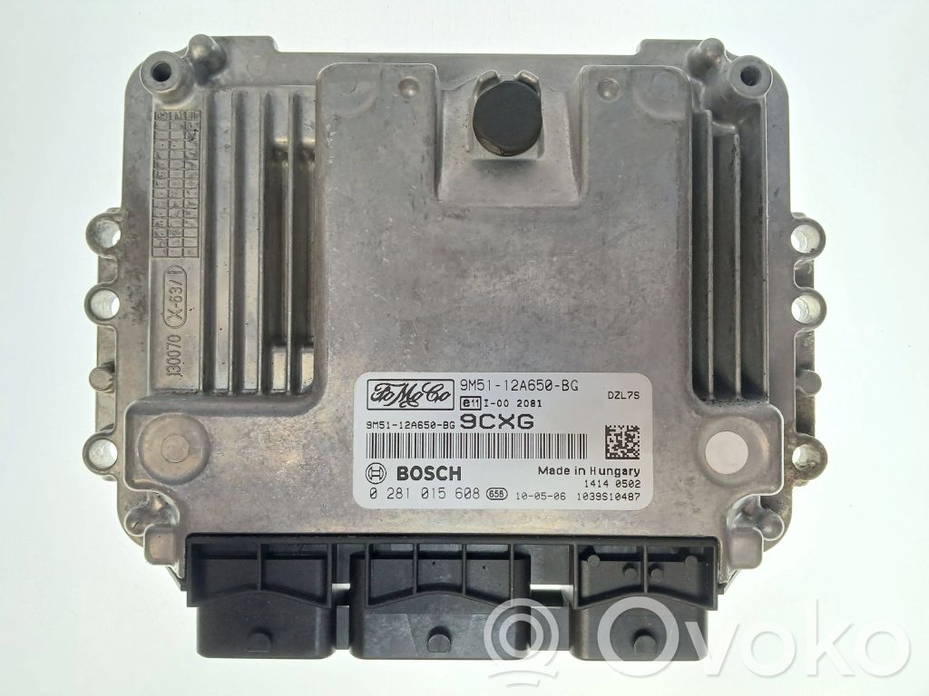 Engine control unit/module   9M5112A650BG,0281015608