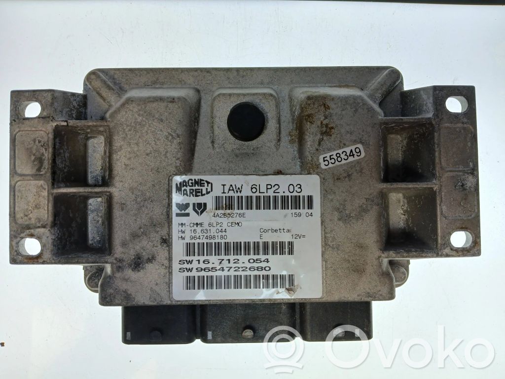 Peugeot 206 Engine control unit/module 