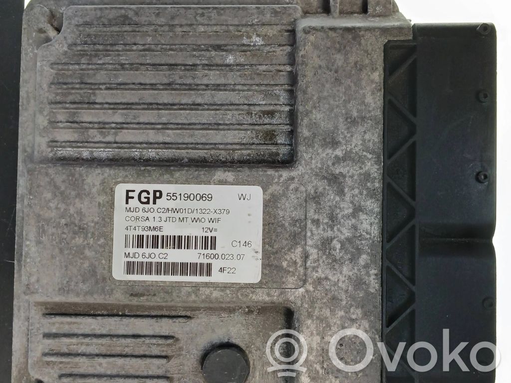 Opel Corsa C Engine control unit/module 