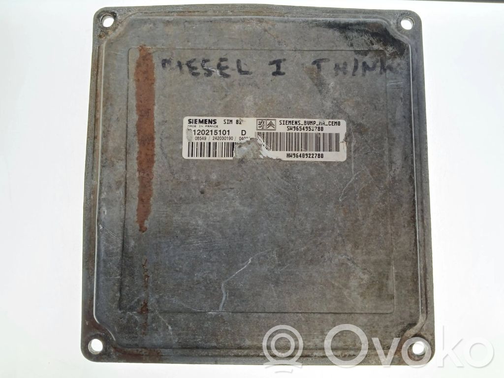 Engine control unit/module   9654953780,9648922780,120215101