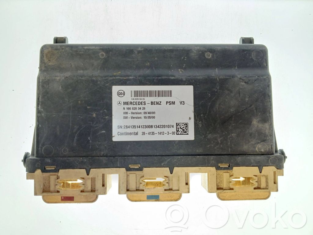 Mercedes-Benz ML W166 Moduł / Sterownik fotela 