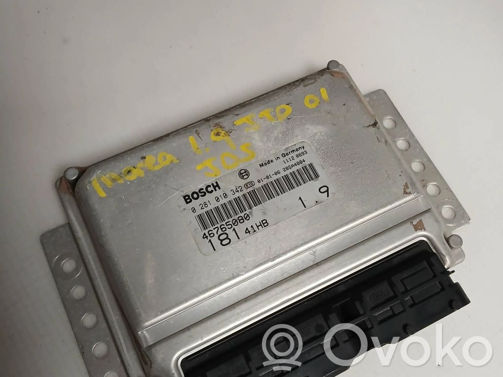Engine control unit/module   46765080,0281010342,18141HB