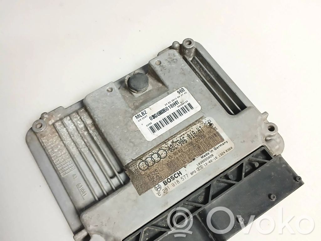 Audi A4 S4 B8 8K Engine control unit/module 
