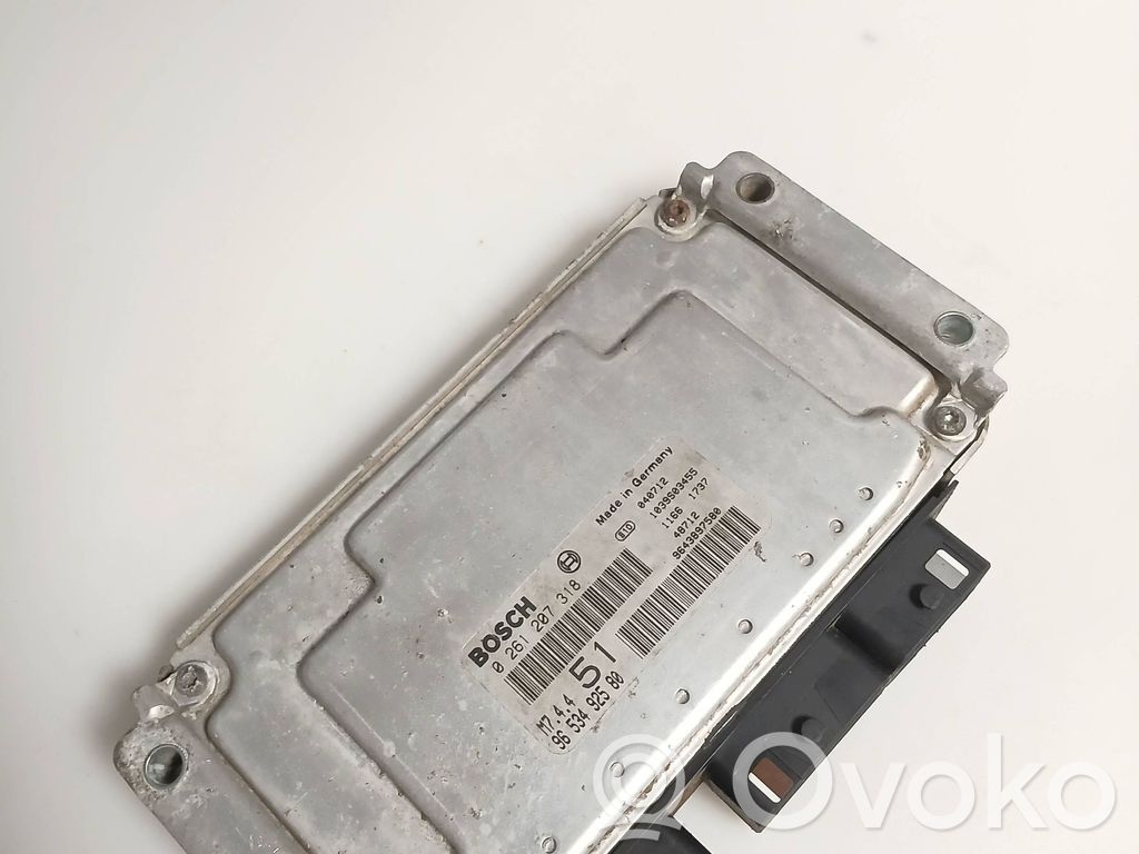 Engine control unit/module   9643897580,0261207318,9653492580