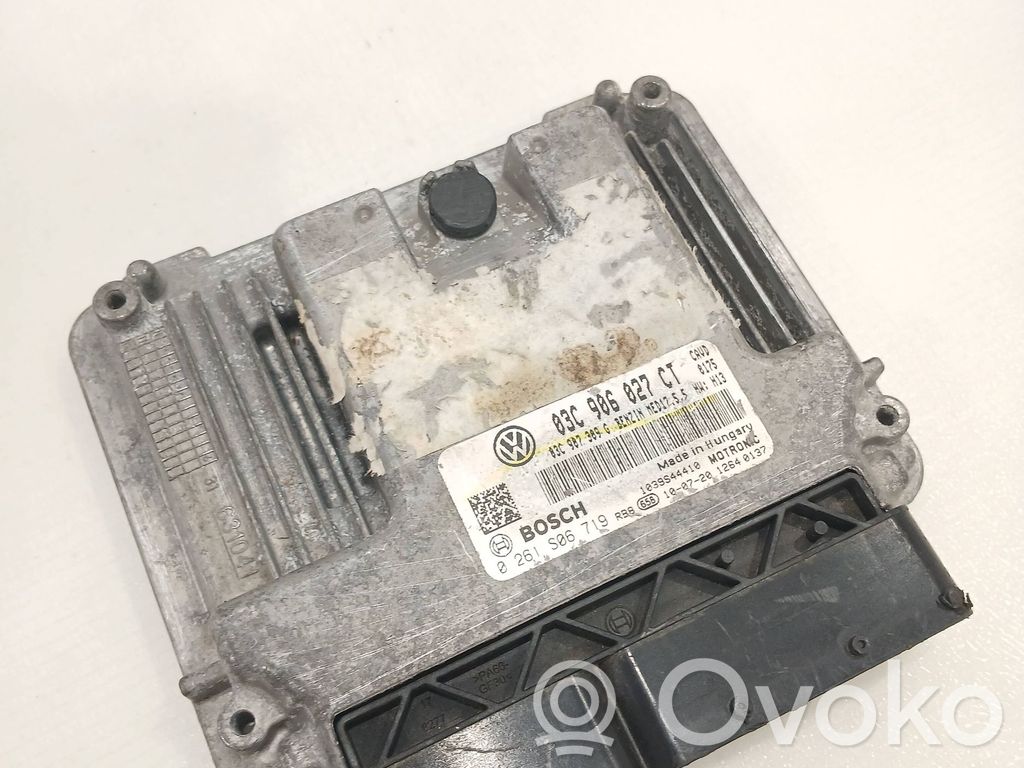 Engine control unit/module   03C906027CT,03C907309G,0261S06719