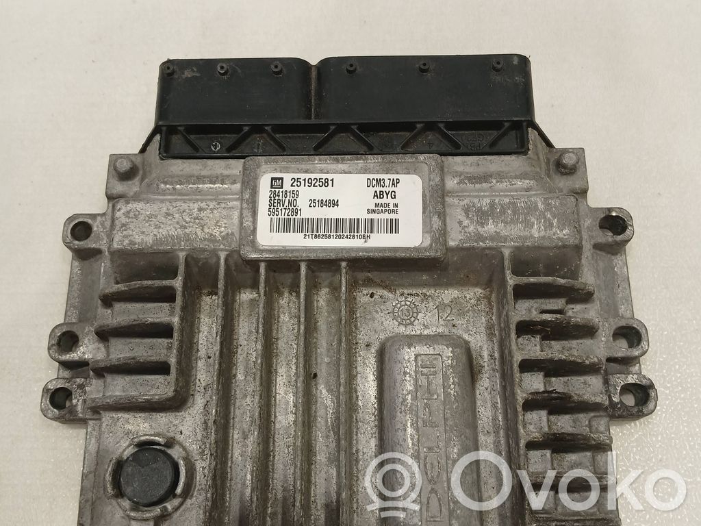 Opel Antara Engine control unit/module 