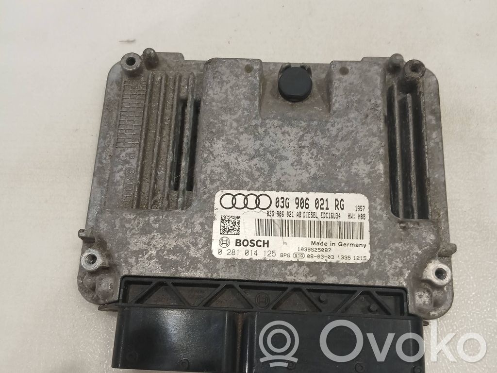 Engine control unit/module   03G906021RG,03G906021AB,0281014125