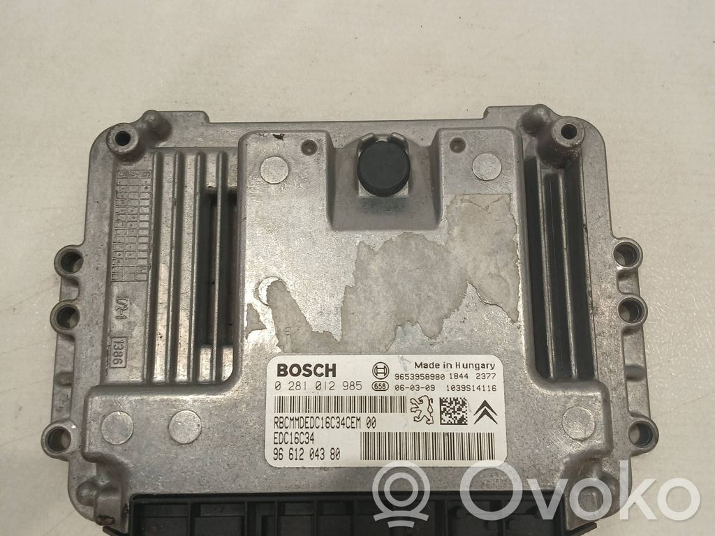 Peugeot 307 Engine control unit/module 