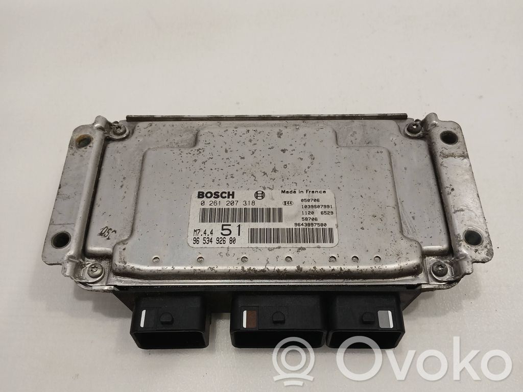Citroen Xsara Picasso Engine control unit/module 