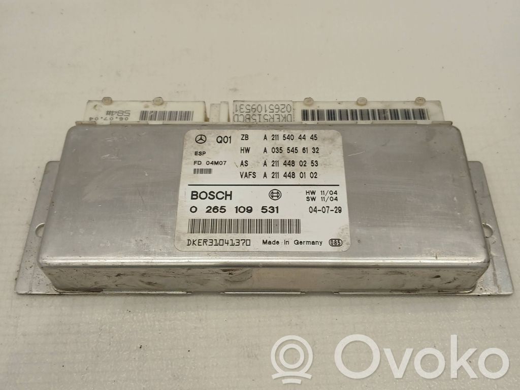 Mercedes-Benz E W211 ESP (stability system) control unit 