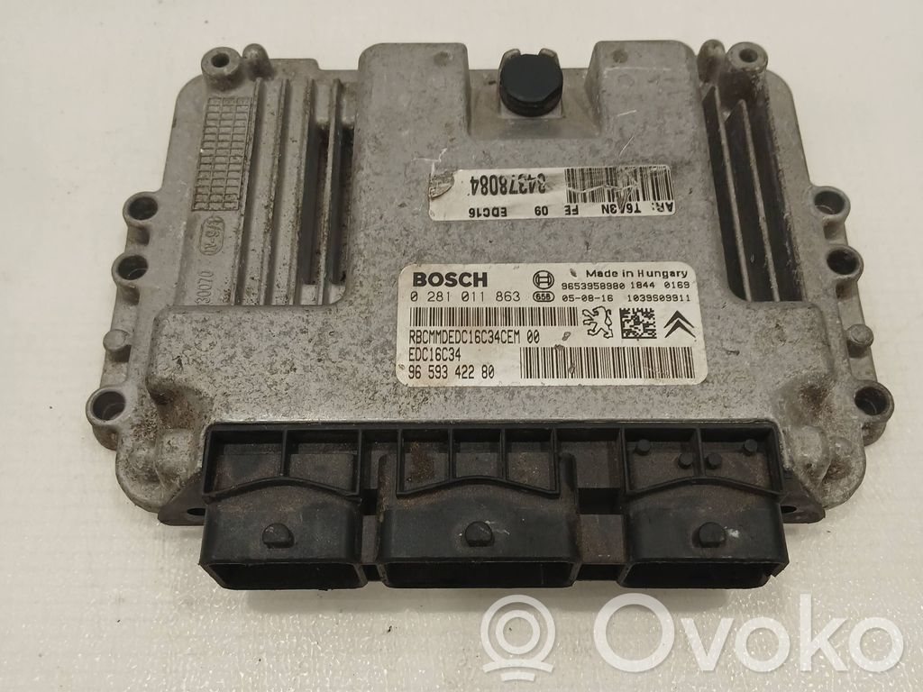 Peugeot 307 Engine control unit/module 